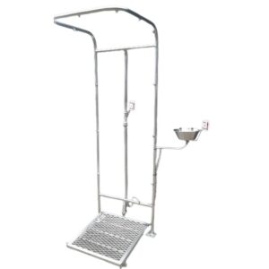 Double Column Safety Shower – Hand and Foot – 70 x 65 x 210 cm