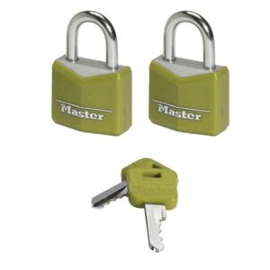 Aluminium Padlock – Keyed – 20mm – Pack of 2 – MA350220-yellow