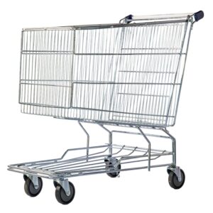 Steel Shopping Trolley – Metal Mesh – 235L
