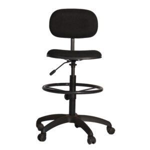 Draughtsman Chair – Fabric – Black