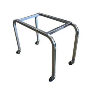 Steel Shopping Basket Stand – Including Castors – 65 x 34 x 40cm
