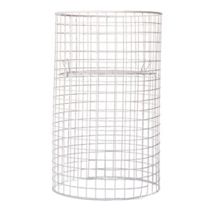 Steel Mesh Round Dump Bin – Adjustable Shelf – 97 X 60cm