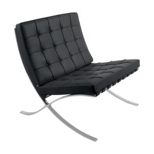 Single Seater Couch – Barcelona – Von Der Rohe – 1 Seater – Pleather – Colour Options