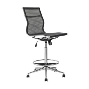 Draughtsman Office Chair – Netting – No Arms – Swivel and Tilt – Colour Options