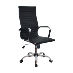 High Back Office Chair – Generic – PU Leather – Swivel and Tilt – Gas Height – Colour Options
