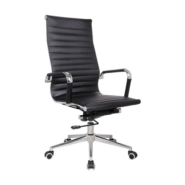 High Back Office Chair - Eames PU Leather - Tilt - Gas Height - Colour Options