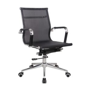 Medium Back Office Chair – Eames Netting – Tilt – Gas Height – Colour Options