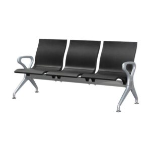 Airport Bench – Public Seating – Polyurethane – Indoor Use – Flat Packed – Three Seater – 177 x 67 x 87 cm