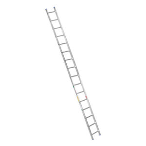 Single Aluminium Ladder – Lean-to Ladder – 16 Steps – 4.9m