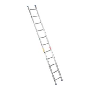 Single Aluminium Ladder – Lean-to Ladder – 11 Steps – 3.4m