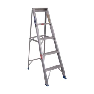 Aluminium Step Ladder – Single Sided – A-Frame – Domestic – 5 Step – 1.3m