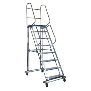 Mobile Safety Step Ladder – Mounty Rollstep – 12 Step – 3.85m High