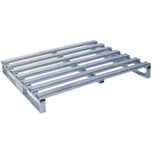 Slatted Steel Pallet – Metal – 120 x 100 x 15 cm