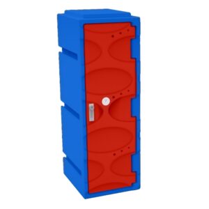 Plastic Clothes Locker – Solid Door – 45.5 x 31 x 92 cm