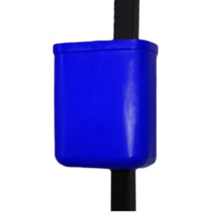 Refuse Bin – Pole Bin – Rectangular – Fixed – 25L – 33 x 18 x 42 cm