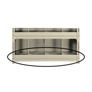 Bolted Shelving Steel Bin Front – Kick Plate – Uni-Angle – 914 x 50mm – Painted