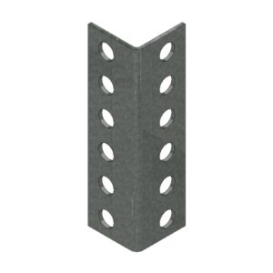 Bolted Shelving Steel Upright Splice – Uni-Angle 35 – Galvanised – For Extension Of Upright