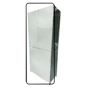 Bolted Shelving Steel Back Panel – Uni-Angle – Galvanised – 129.5 x 91.4 cm