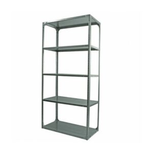 Bolted Shelving Steel Bay 5 Shelves – Uni-Angle – Five Shelf Kit – Galvanised – 213.4 x 91.4 x 38.1 cm
