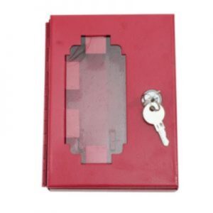 Break Glass Key Box – Metal – Square – 11.5 x 3 x 8.5cm