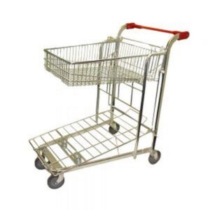 Steel Shopping Trolley – Full Basket