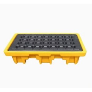 Plastic Drum Spill Pallet – 2 Drums – 130 x 68 x 30cm