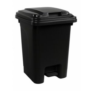 Plastic Pedal Bin – Foot Operated – 60L – Black