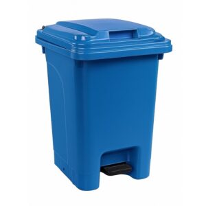 Plastic Pedal Bin – Foot Operated – 60L – Blue