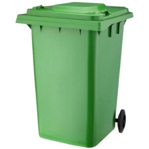 360L Wheelie Bin – 2 Wheel – Plastic – Green
