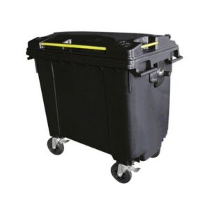 660L Wheelie Bin – 4 Wheel – Bulk Bin – Plastic – Black