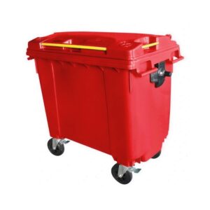 660L Wheelie Bin – 4 Wheel – Bulk Bin – Plastic – Red