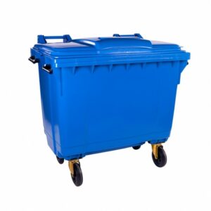 1100L Wheelie Bin – 4 Wheel – Bulk Bin – Plastic – Blue