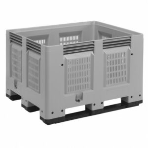 Perforated Bulk Bin – 1000kg – Plastic – Grey