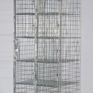 Wire Mesh Locker – Electro Plated – 12 Doors – 180 x 30 x 45cm