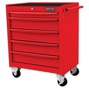 Senator Steel Tool Roller Cabinet – 5 Drawers – 300kg Capacity – 72.4 x 67.8 x 45.9 cm