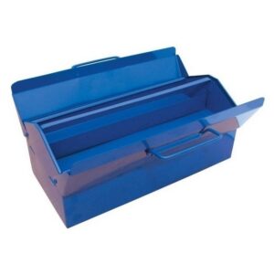 Senator Steel Tool Box – 3 Compartments – Removable Tray – Blue – 36 x 17 x 15 cm