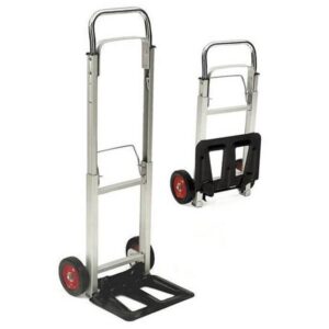 Matlock Folding Sack Truck Trolley – Aluminium – 90kg Capacity – Compact – 109 cm High – Easy Folding