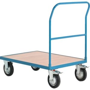 Matlock Platform Truck – Strong Plywood Deck – 500kg Capacity – 1000mm Length – 150mm Rubber Castors
