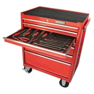 KennedyPro Roller Cabinet Tool Kit – 25 Pieces – Steel Roller Cabinet – 89 x 69 x 46 cm