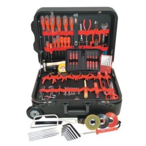 KennedyPro Professional Service Engineer Tool Kit – 102 Pieces – Plastic Service Case – 44.5 x 55 x 24.5 cm