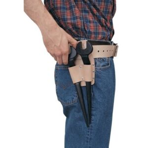 Kennedy Tool Pouch – Leather – 2 Pockets – Tan – 17 x 11 cm