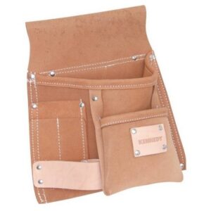 Kennedy Tool Belt – Leather – 5 Pockets – Tan – 28 x 28 cm