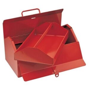 Kennedy Steel Tool Box – Barn Style – 1 Compartment – 35.5 x 20.5 x 18.5 cm
