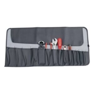 Kennedy Tool Roll – PVC – 15 Pockets – Waterproof – Puncture Resistant – Black – 66 x 32 cm