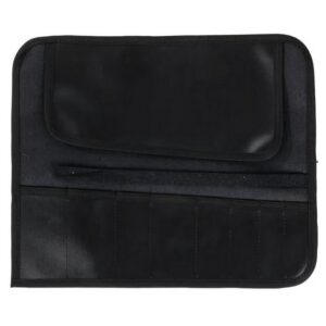 Kennedy Tool Roll – PVC – 8 Pockets – Black – Waterproof – 39 x 33 cm