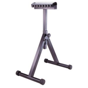 Kennedy Heavy Duty Roller & Ball Stand – Steel – 76 to 120 (H) cm – Black – Adjustable – Versatile