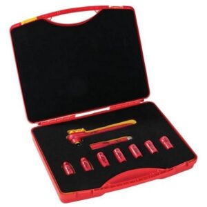 KennedyPro Ratchet Tool Set – Insulated VDE Reversable – 9 Pieces