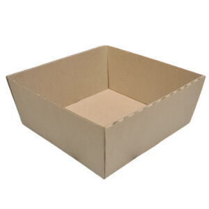 Hamper Base – Brown Kraft 208 x 208 x 94 mm