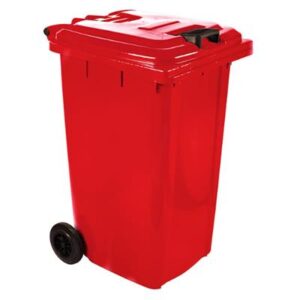 Wheelie Bin 240L Red-SABS