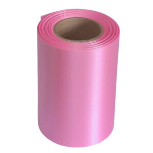 SFS Pink Satin Ribbon -100mm x 20m